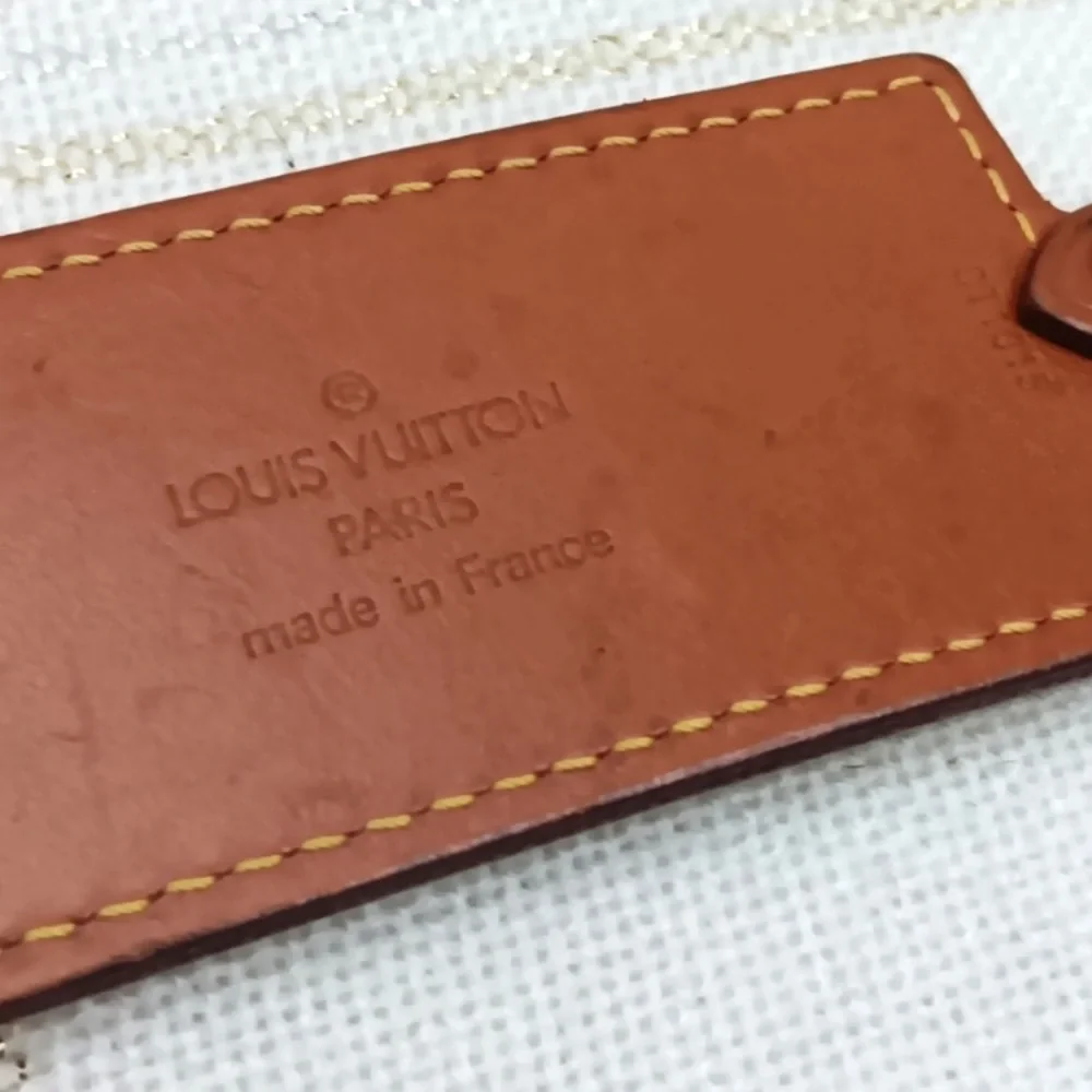 Louis Vuitton Vachetta Leather Porte Clefs Fortune Key Chain Gold H/W Key Ring - Picture 4 of 5